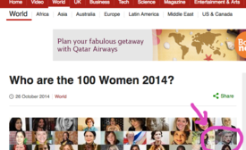 Who are the 100 Women 2014? BBC included Uldus to Top 100